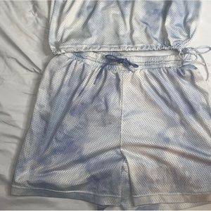 Tie dye jersey short